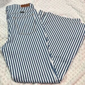 Wrangler Blue and White Striped Jeans